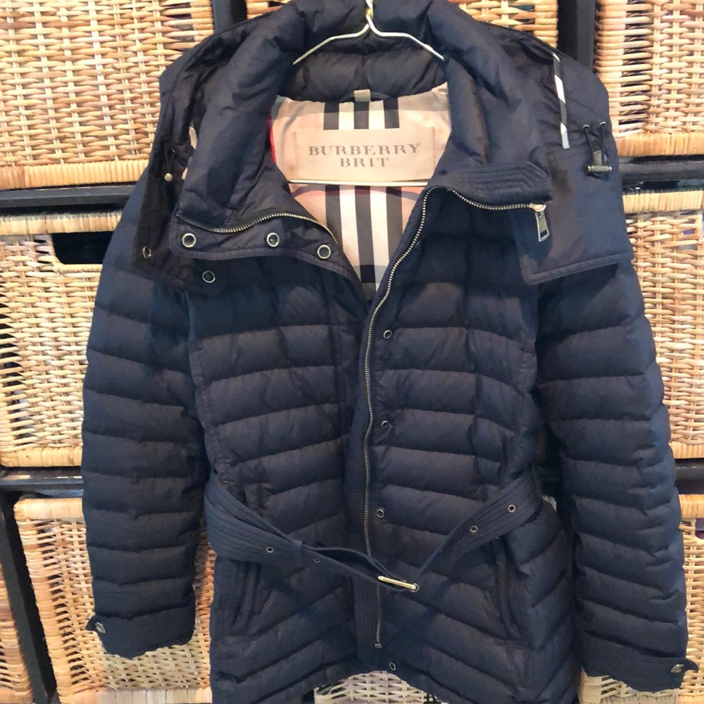 Beautiful Burberry Brit Puffer Hacket